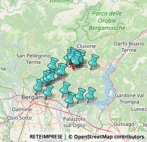 Mappa Via C. Colombo, 24026 Leffe BG, Italia (9.1135)