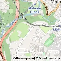 Mapa Malnate