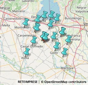Mappa Via Bruno Rodella, 46040 Guidizzolo MN, Italia (10.527)