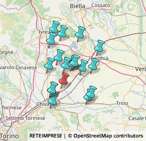 Mappa Regione Moleto s.n. - Strada Provinciale, 13040 Moncrivello VC, Italia (10.77556)