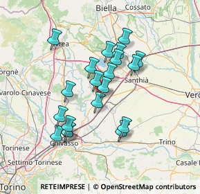 Mappa Regione Moleto s.n. - Strada Provinciale, 13040 Moncrivello VC, Italia (12.1335)