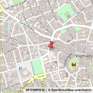 Mappa Corso Giuseppe Garibaldi, 39, 27029 Vigevano, Pavia (Lombardia)
