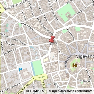 Mappa Corso Giuseppe Garibaldi, 23, 27029 Vigevano, Pavia (Lombardia)