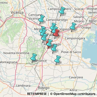 Mappa Via Cuccara, 35020 Carrara San Giorgio PD, Italia (11.52231)