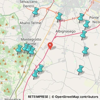 Mappa Via Cuccara, 35020 Carrara San Giorgio PD, Italia (5.48077)