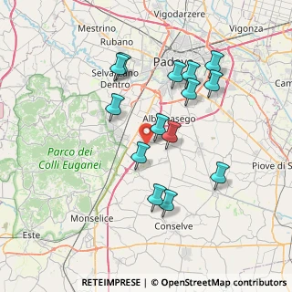 Mappa Via Cuccara, 35020 Carrara San Giorgio PD, Italia (6.90929)