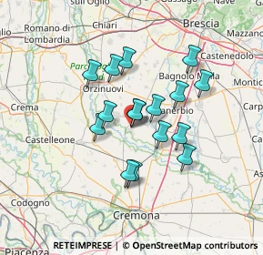 Mappa Via Antonio Gramsci, 25027 Quinzano d'Oglio BS, Italia (10.66125)