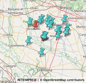 Mappa Via Antonio Gramsci, 25027 Quinzano d'Oglio BS, Italia (11.0435)