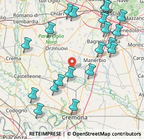 Mappa Via Antonio Gramsci, 25027 Quinzano d'Oglio BS, Italia (19.0585)