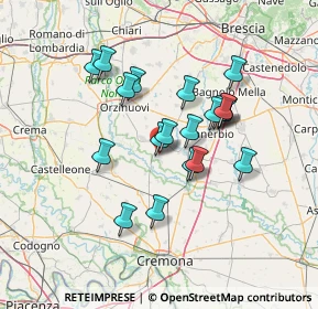 Mappa Via Antonio Gramsci, 25027 Quinzano d'Oglio BS, Italia (11.7115)