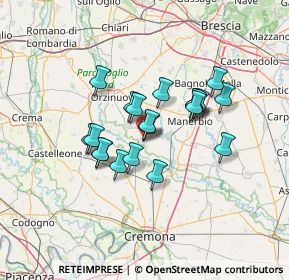 Mappa Via Antonio Gramsci, 25027 Quinzano d'Oglio BS, Italia (10.2875)