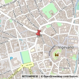 Mappa Corso Giuseppe Garibaldi,  28, 27029 Vigevano, Pavia (Lombardia)
