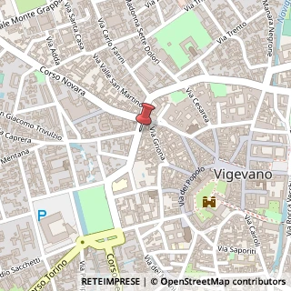 Mappa Corso Giuseppe Garibaldi, 20, 27029 Vigevano, Pavia (Lombardia)