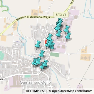 Mappa Via Verolavecchia, 25027 Quinzano d'Oglio BS, Italia (0.3825)