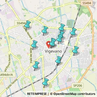 Mappa Piazza San Frascesco, 27029 Vigevano PV, Italia (0.83077)