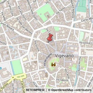 Mappa Via Caduti per la Liberazione, 23, 27029 Vigevano, Pavia (Lombardia)