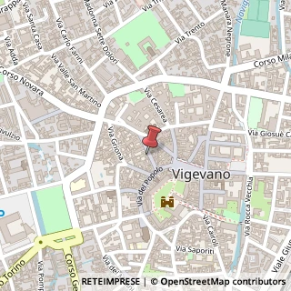 Mappa Via del Pozzo Simone, 12, 27029 Vigevano, Pavia (Lombardia)