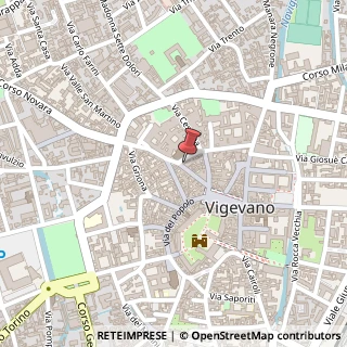 Mappa Via Caduti per la Liberazione, 35, 27029 Vigevano, Pavia (Lombardia)