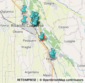 Mappa Strada del Guarasco, 10086 Rivarolo Canavese TO, Italia (1.77176)