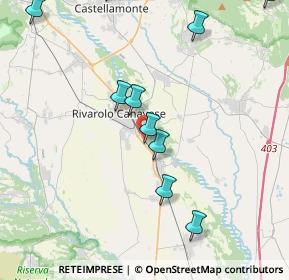 Mappa Strada del Guarasco, 10086 Rivarolo Canavese TO, Italia (4.91273)