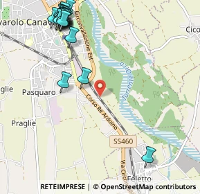 Mappa Strada del Guarasco, 10086 Rivarolo Canavese TO, Italia (1.436)