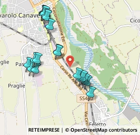 Mappa Strada del Guarasco, 10086 Rivarolo Canavese TO, Italia (1.025)