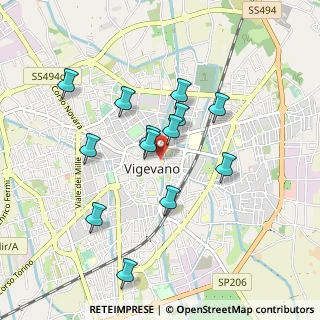 Mappa Via Guido da Vigevano, 27029 Vigevano PV, Italia (0.82538)