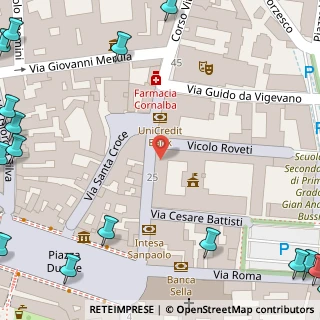 Mappa Via Cesare Battisti, 27029 Vigevano PV, Italia (0.144)