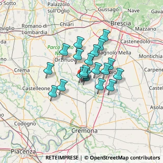 Mappa Via Montagna, 25027 Quinzano d'Oglio BS, Italia (9.249)