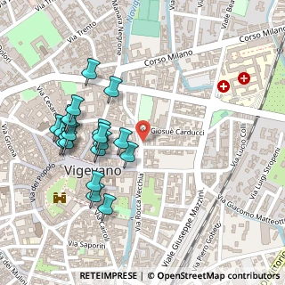 Mappa Via Pier Candido Decembrio, 27029 Vigevano PV, Italia (0.255)