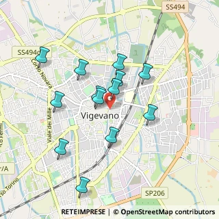 Mappa Via Pier Candido Decembrio, 27029 Vigevano PV, Italia (0.84308)