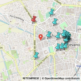 Mappa Via Caprera, 27029 Vigevano PV, Italia (0.5905)