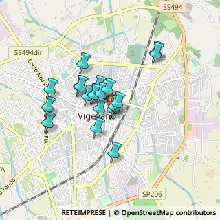 Mappa Via Giosuè Carducci, 27029 Vigevano PV, Italia (0.661)