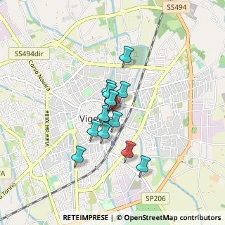 Mappa Via Giosuè Carducci, 27029 Vigevano PV, Italia (0.57385)