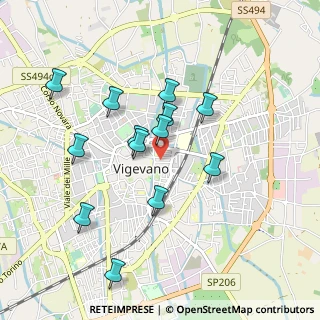 Mappa Via Giosuè Carducci, 27029 Vigevano PV, Italia (0.86615)