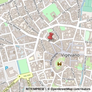 Mappa Via Dante Alighieri, 6, 27029 Vigevano, Pavia (Lombardia)