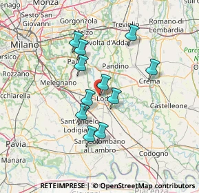 Mappa Via Marco Polo, 26900 Lodi LO, Italia (11.55)