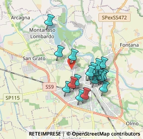 Mappa Via Marco Polo, 26900 Lodi LO, Italia (1.46789)