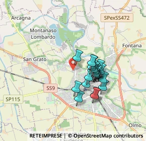 Mappa Via Marco Polo, 26900 Lodi LO, Italia (1.317)