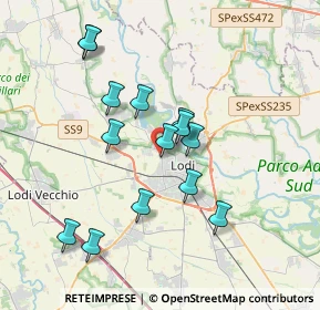 Mappa Via Marco Polo, 26900 Lodi LO, Italia (3.36786)