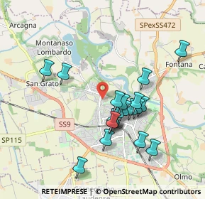 Mappa Via Alessandro Ciseri, 26900 Lodi LO, Italia (1.6805)