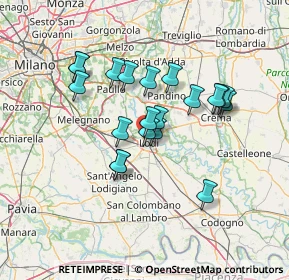 Mappa Via Alessandro Ciseri, 26900 Lodi LO, Italia (11.4675)