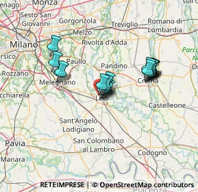 Mappa Via Alessandro Ciseri, 26900 Lodi LO, Italia (10.668)