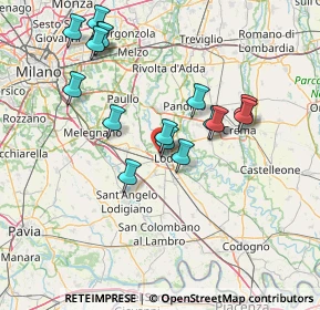 Mappa Via Alessandro Ciseri, 26900 Lodi LO, Italia (14.33563)