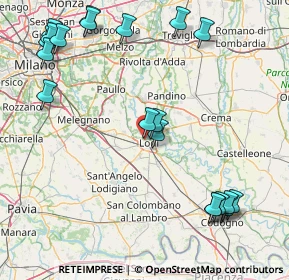 Mappa Via Alessandro Ciseri, 26900 Lodi LO, Italia (21.211)