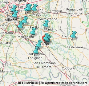 Mappa Via Alessandro Ciseri, 26900 Lodi LO, Italia (15.08667)