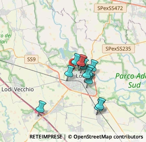 Mappa Via Alessandro Ciseri, 26900 Lodi LO, Italia (2.335)