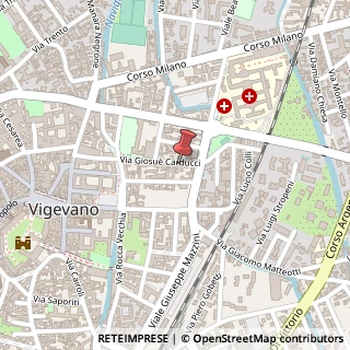 Mappa Via Giosuè Carducci, 11 B, 27029 Vigevano, Pavia (Lombardia)