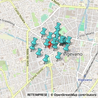 Mappa Via Balduzzi Padre Giovanni, 27029 Vigevano PV, Italia (0.273)