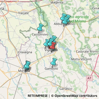 Mappa Via Balduzzi Padre Giovanni, 27029 Vigevano PV, Italia (5.57467)